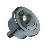 440 lbs Load Capacity Heavy Duty Machined Steel Ball Transfer Unit with M10 Threaded Bolt Bearing Transfer - VXB Ball Bearings