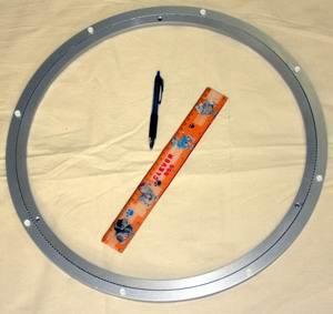 450mm Lazy Susan Aluminum Bearing 500 lbs Turntable Bearings - VXB Ball Bearings