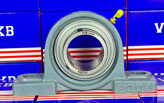 45mm Bearing UCP209 + Pillow Block Cast Housing Mounted Bearings - VXB Ball Bearings