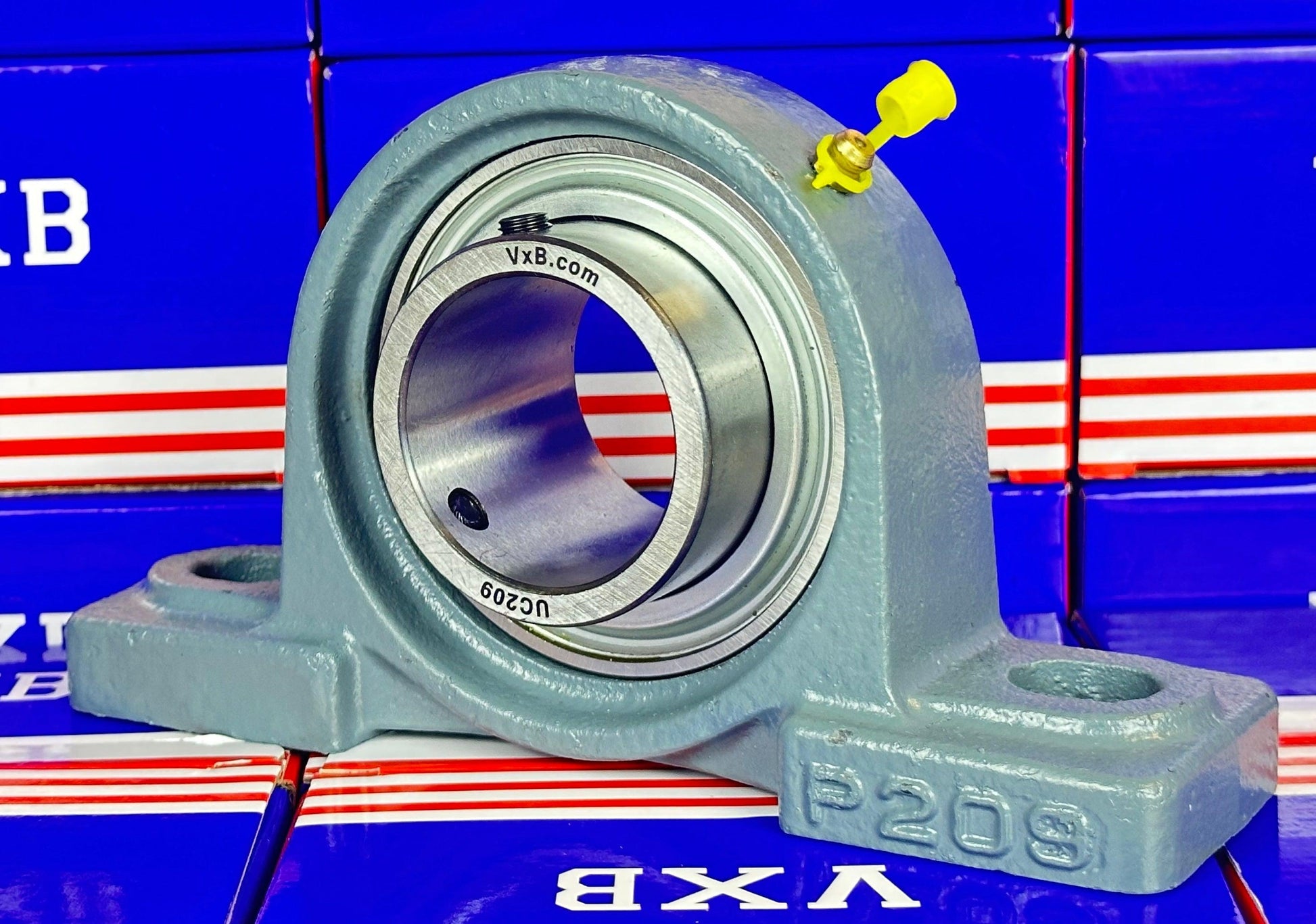 45mm Bearing UCP209 + Pillow Block Cast Housing Mounted Bearings - VXB Ball Bearings