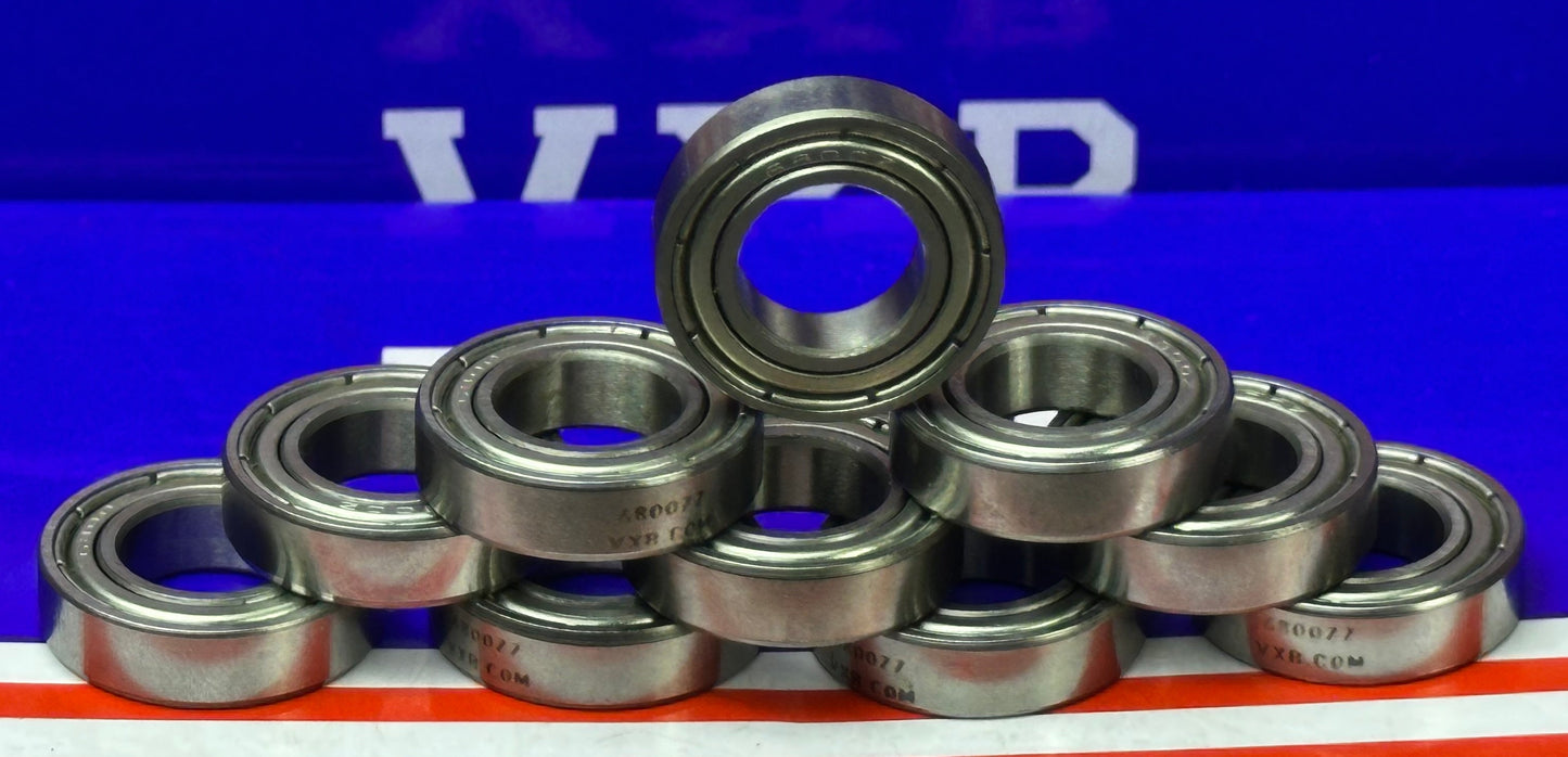 6800ZZ 10x19x5 Shielded 10mm Bore Bearing Pack of 10