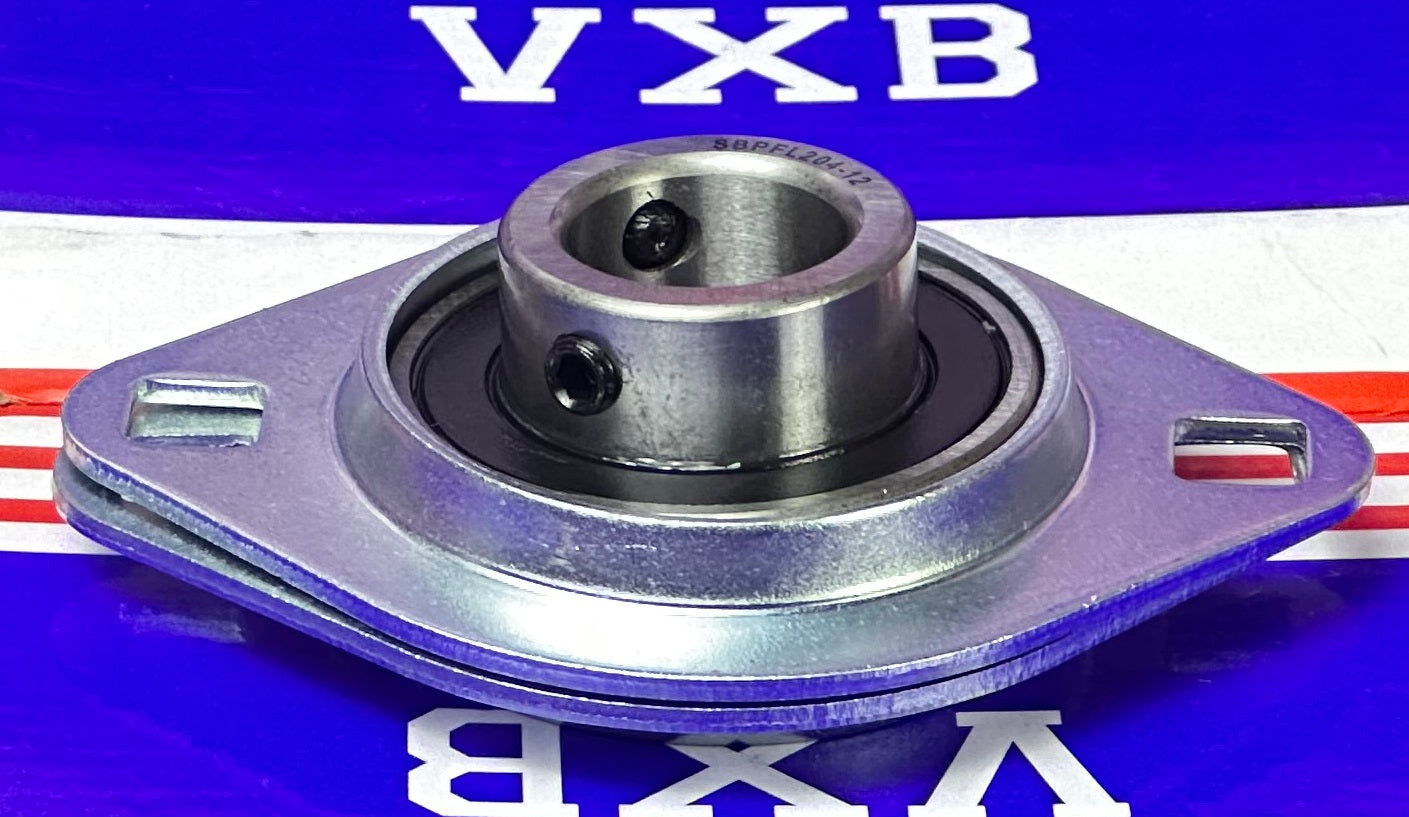 SBPFL204-12 3/4 Pressed Steel Bearing 2-Bolt Flanged Mounted Bearings