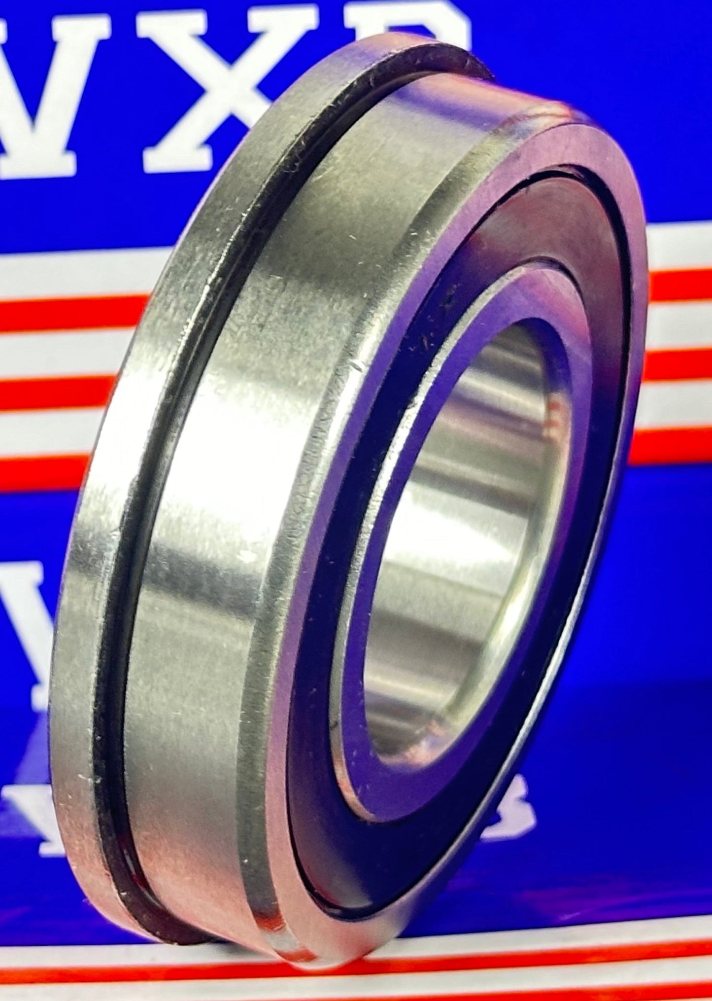 F6207-2RS Flanged Sealed Miniature Bearing 35x72x17