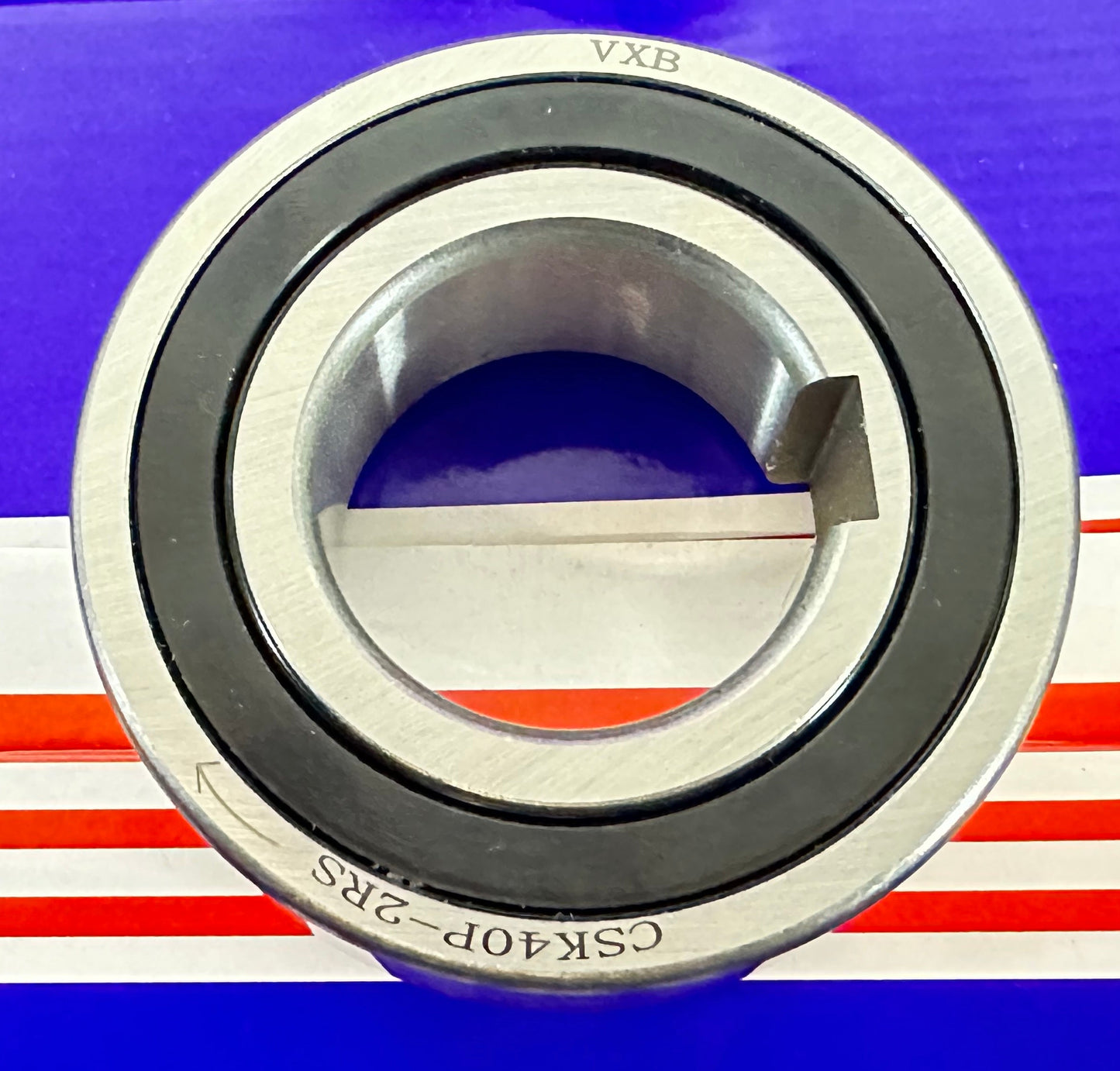 CSK40P-2RS One way Bearing Sealed Sprag Freewheel Clutch Bearings With One Key-way on the inner Ring