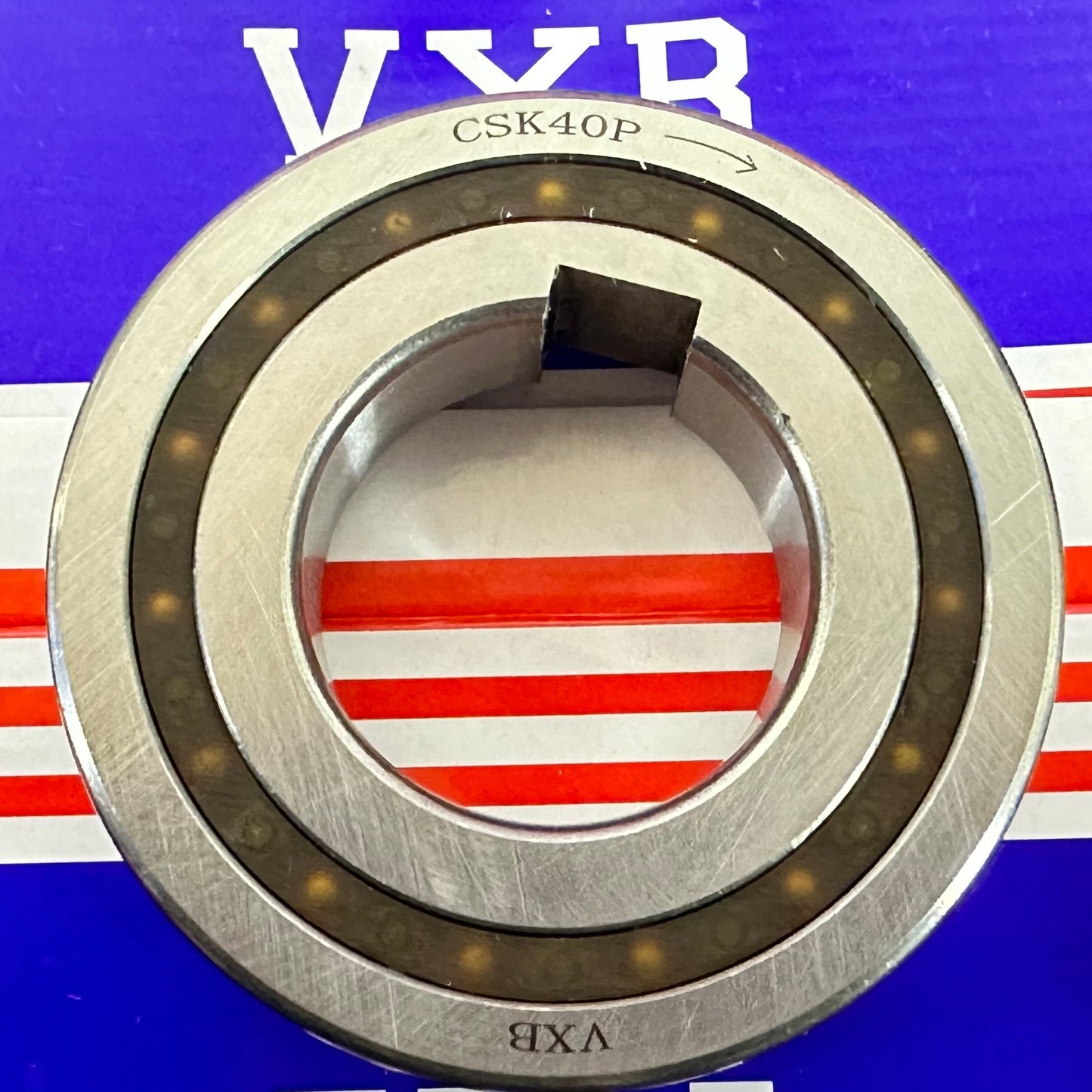 CSK40P One way Bearing  Sprag Freewheel Clutch Bearings With One Key-way on the inner Ring