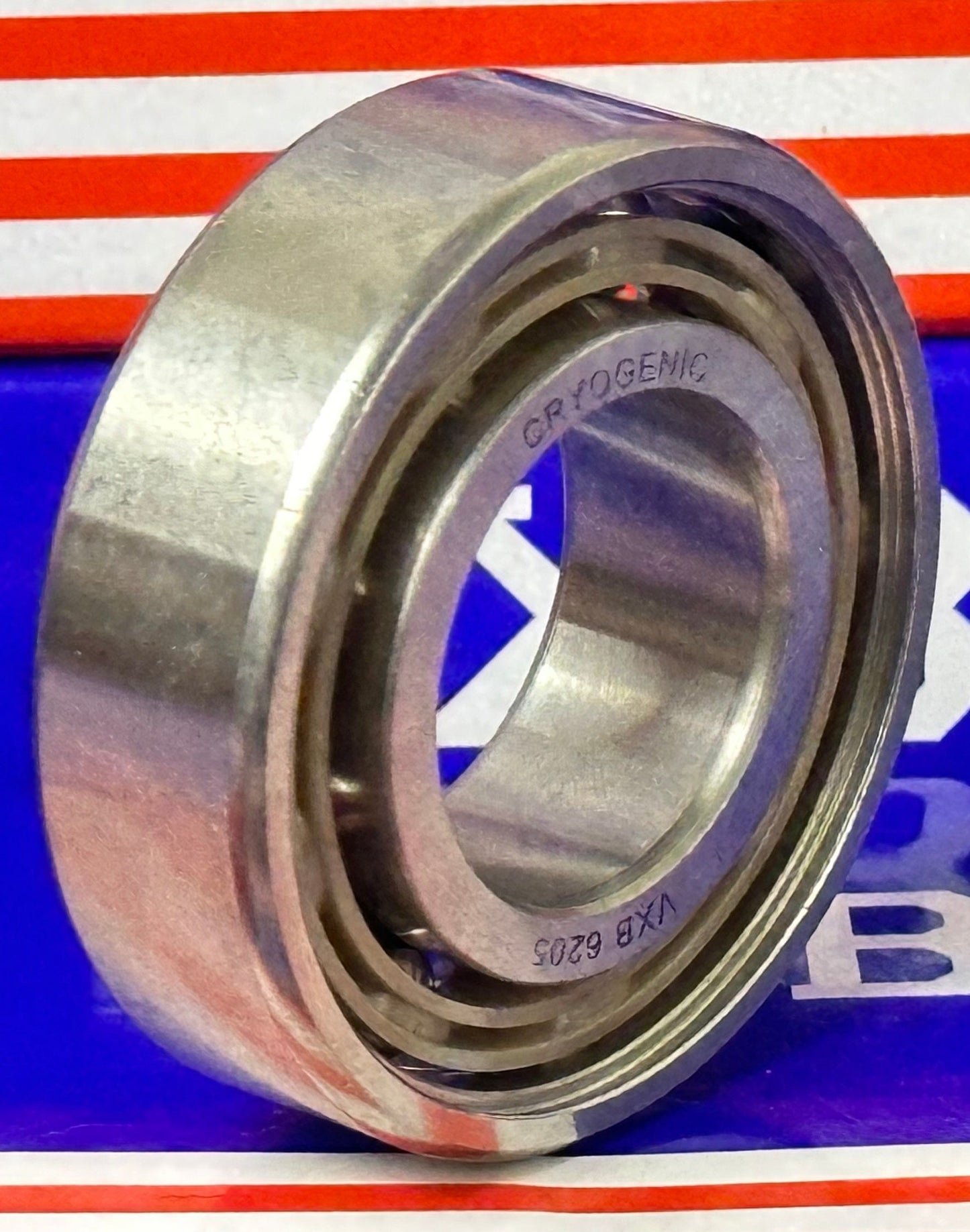 Cryogenic S6205 ABEC 3 with PEEK Cage Ball Bearing 25x52x15