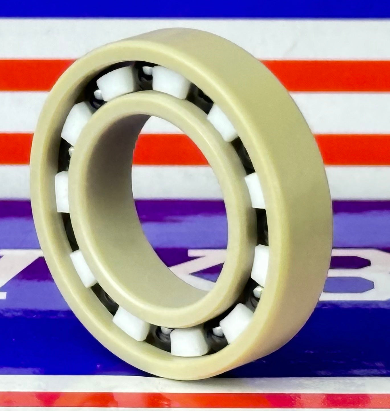 PEEK 6903 Ball Bearing PTFE cage Si3N4 Ceramic Balls 17x30x7