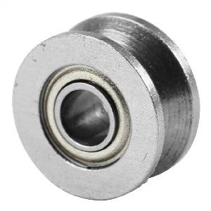 4mm Bore Bearing with 13mm Shielded Pulley V Groove Track Roller Bearing 4x13x6mm - VXB Ball Bearings