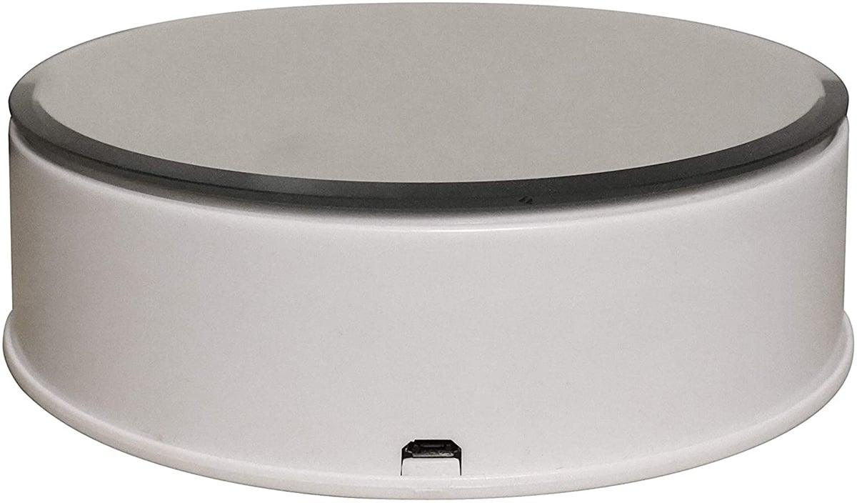5.5 Inches Electric Turntable Mirror Surface Motorized Rotating Display Stand - VXB Ball Bearings