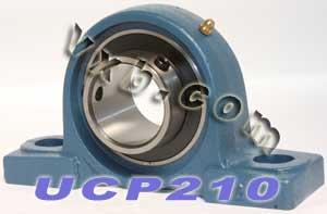 50mm Bearing UCP210 + Pillow Block Cast Housing Mounted Bearings - VXB Ball Bearings