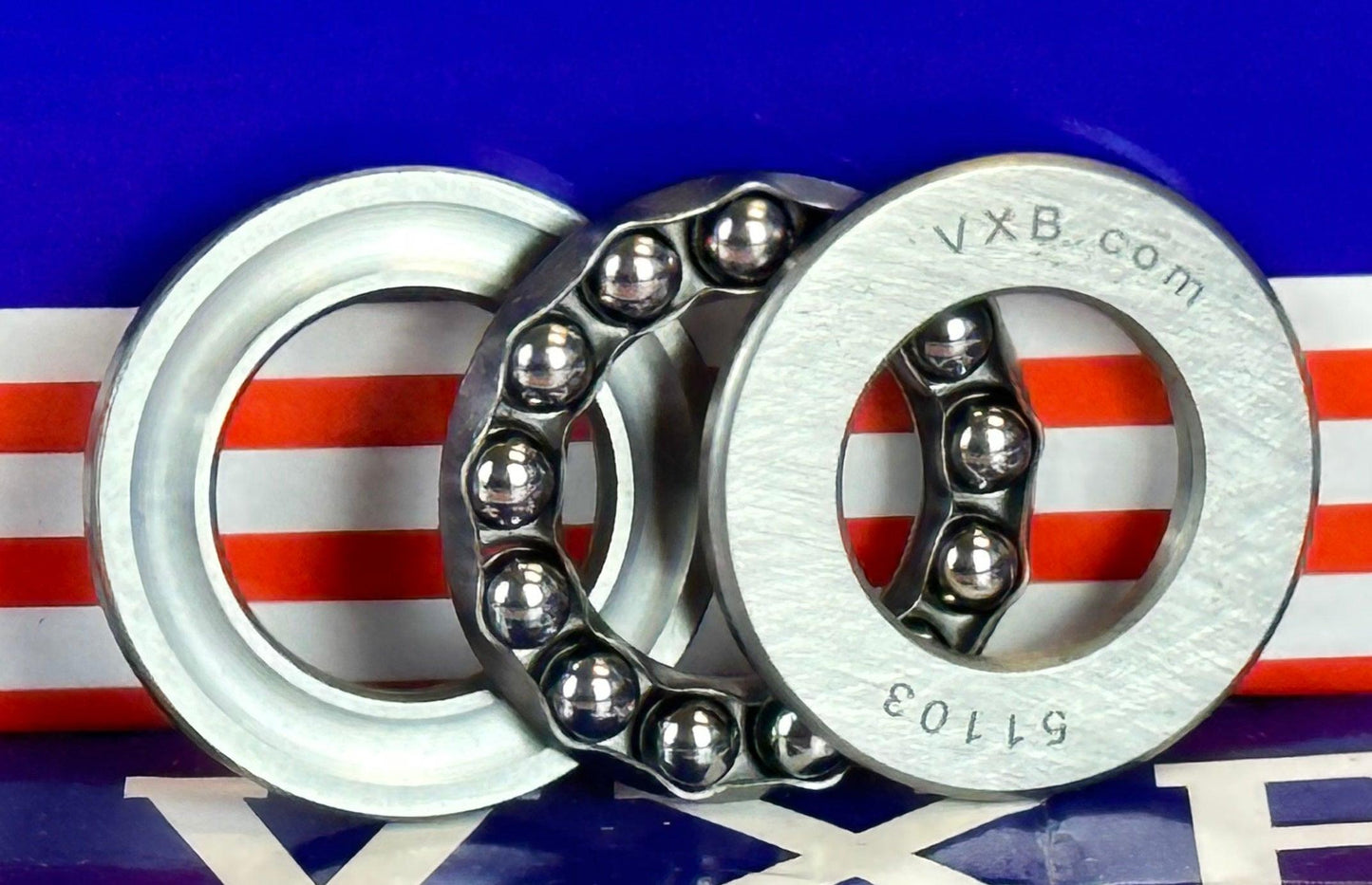 51103 Thrust Bearing 17x30x9 - VXB Ball Bearings