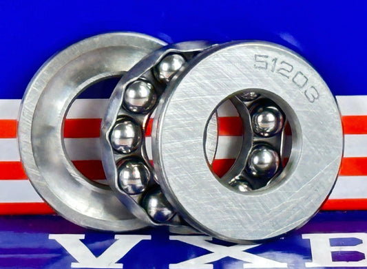 51203 Thrust Bearing 17x35x12 Ball - VXB Ball Bearings