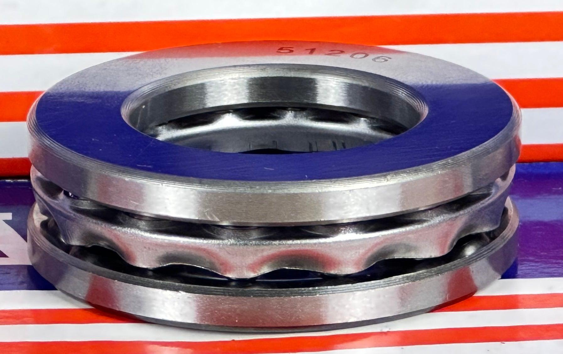 51206 Thrust Bearing 30x52x16 - VXB Ball Bearings