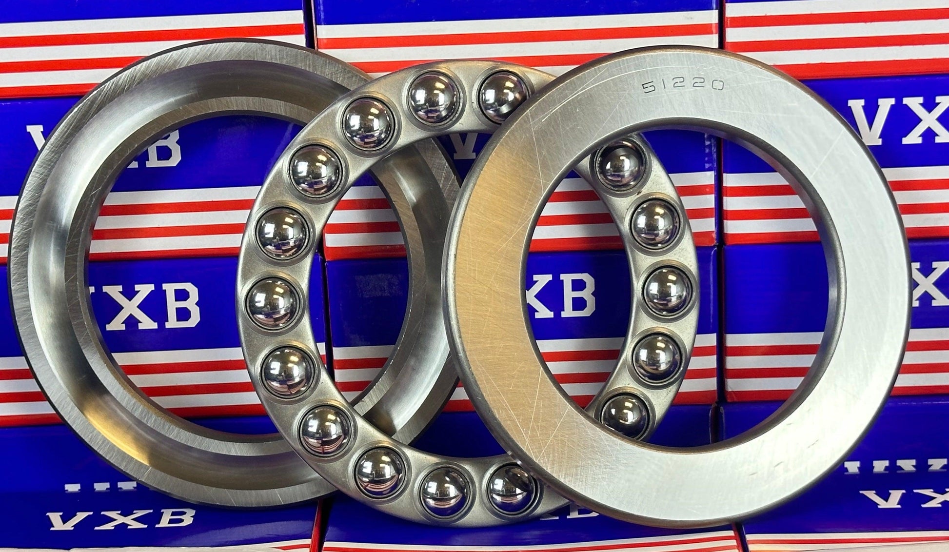 51220 Single Thrust Ball Bearing 100x150x38mm - VXB Ball Bearings