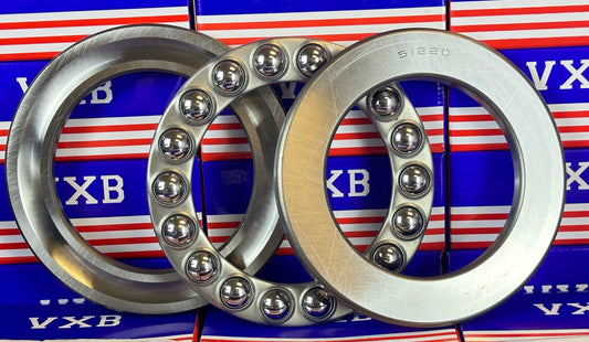 51220 Single Thrust Ball Bearing 100x150x38mm - VXB Ball Bearings