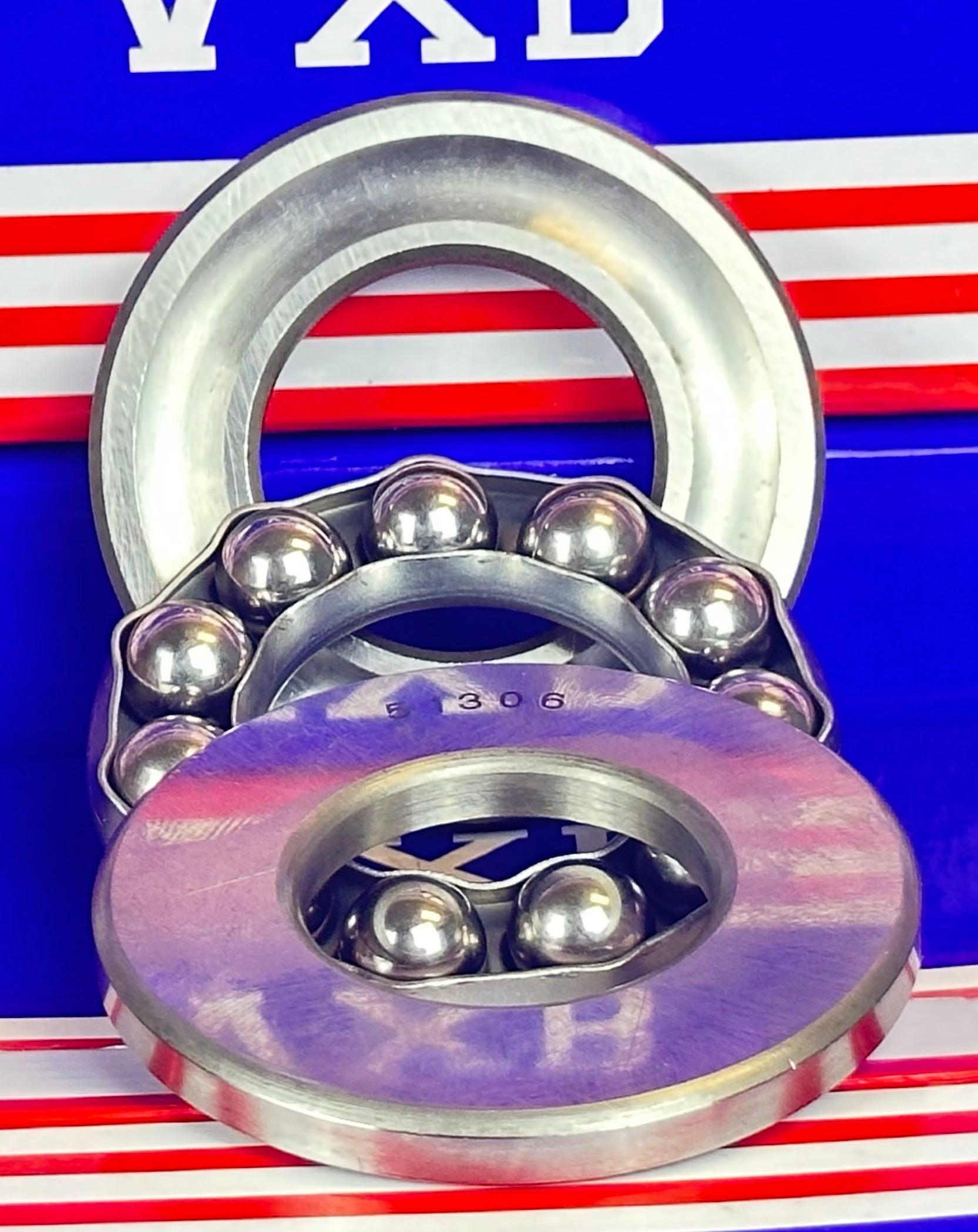 51306 Single Thrust Ball Bearing 30x60x21 - VXB Ball Bearings