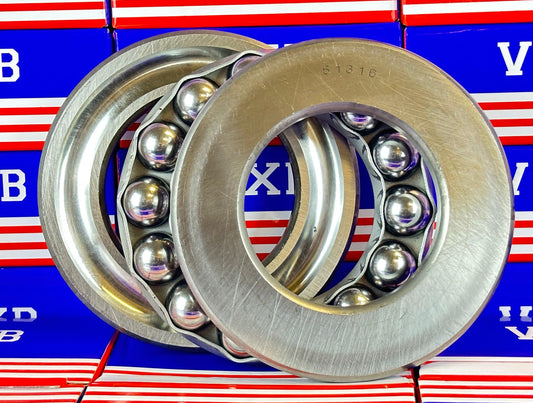 51316 Single Thrust Ball Bearing 80x140x44 - VXB Ball Bearings