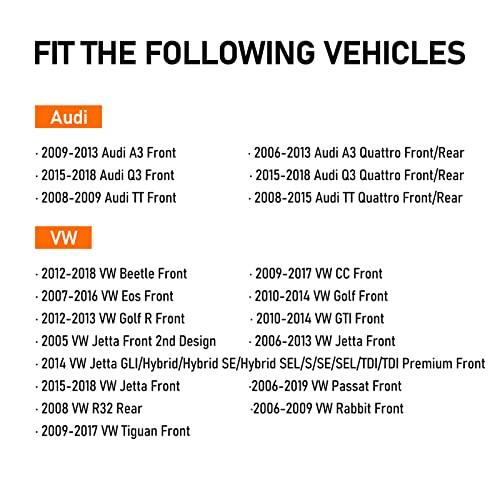 513253 Front Wheel Bearing and Hub Assembly Compatible with Audi A3 Q3 TT Quattro, VW Beetle CC Golf Jetta Passat - VXB Ball Bearings