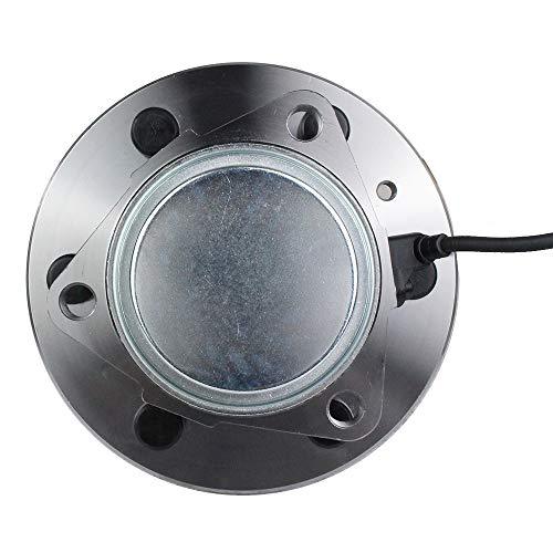 515054 Wheel Hub and Bearing Assembly Front fit for 2WD Chevy Tahoe Silverado 1500 Suburban Avalanche Express, GMC Yukon XL 1500 Sierra Savana, Cadillac Escalade 6 Lug w/ABS - VXB Ball Bearings
