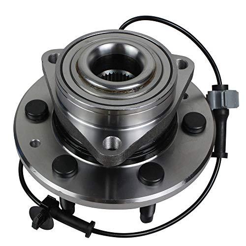 515160 Front Wheel Hub and Bearing Assembly Compatible with 4x4 15-19 Chevy Tahoe Suburban, GMC Yukon (XL)/14-18 Silverado/Sierra 1500, 15-18 Cadillac Escalade (ESV)/ 17-19 XTS 4WD 6 Lug - VXB Ball Bearings