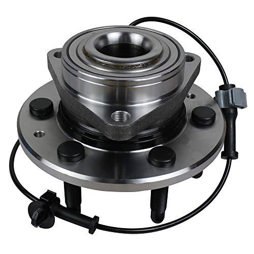 515160 Front Wheel Hub and Bearing Assembly Compatible with 4x4 15-19 Chevy Tahoe Suburban, GMC Yukon (XL)/14-18 Silverado/Sierra 1500, 15-18 Cadillac Escalade (ESV)/ 17-19 XTS 4WD 6 Lug - VXB Ball Bearings