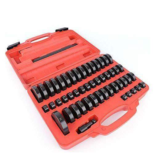 52pcs Bush Bushing Bearing Seal Driver Disc Tool Set 3/4" up to 2-15/16" inch - VXB Ball Bearings