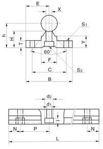 55 inch Long Rail Guideway 20mm System w/2 Slide Units Linear Motion - VXB Ball Bearings