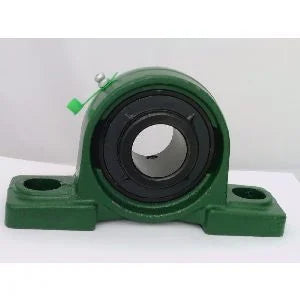 5/8" Bearing UCP202-10 Black Oxide Insert + Pillow Block Cast Housing Mounted Bearings - VXB Ball Bearings