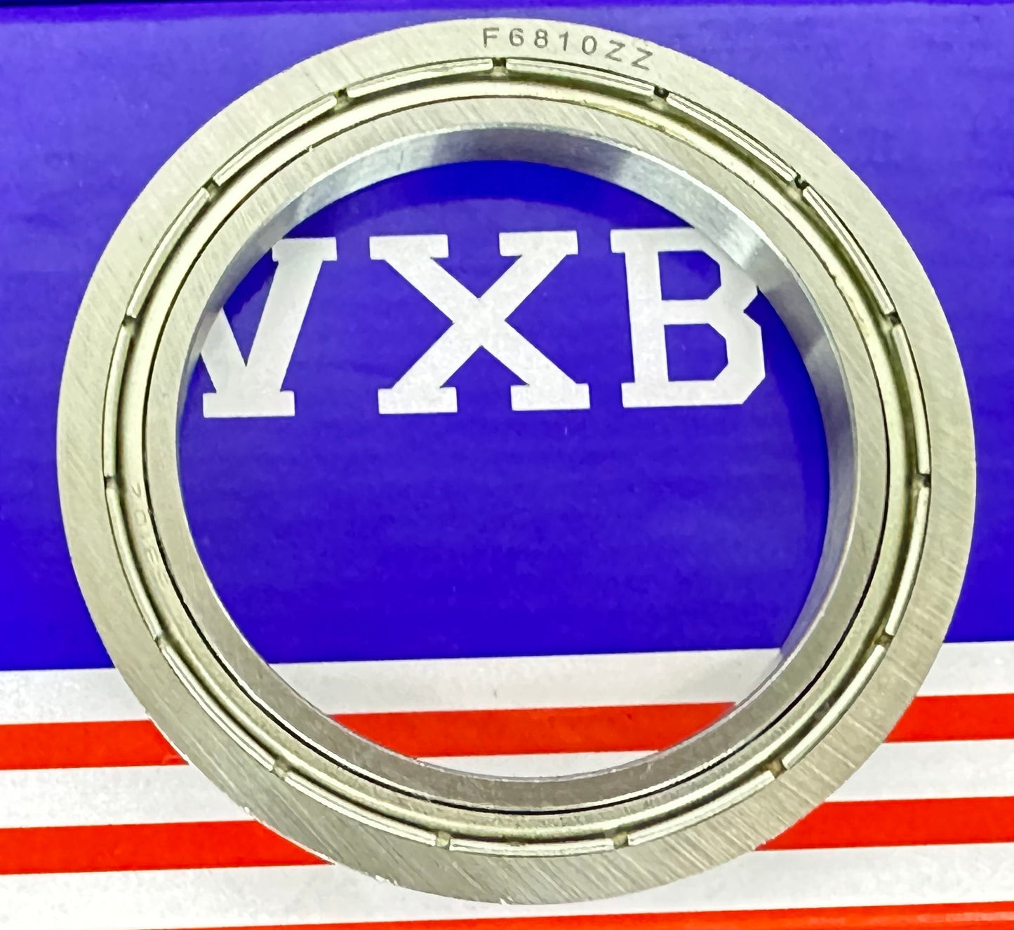 F6810ZZ Flanged Bearing Shielded Chrome Steel 50x65x7