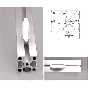 5mm Bore 2020 Aluminum Extrusion Profile 29mm POM Plastic Y Type Track sliding Wheel Bearing 5x29x8mm - VXB Ball Bearings