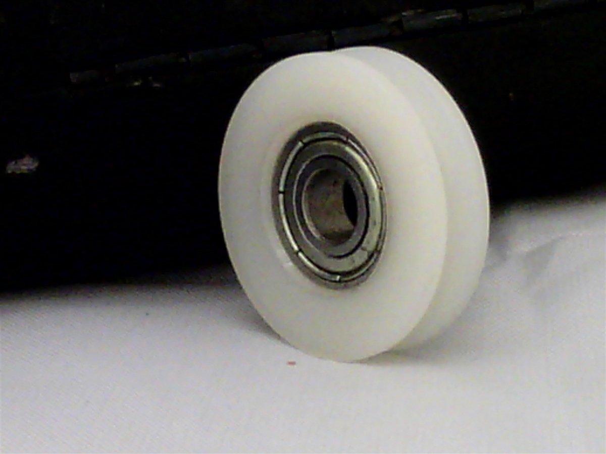 5mm Bore Bearing with 17mm Round Nylon Pulley U Groove Track Roller Bearing 5x17x6mm - VXB Ball Bearings