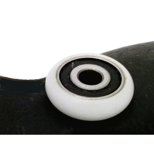 5mm Bore Bearing with 19mm White Plastic Tire 5x19x5mm - VXB Ball Bearings