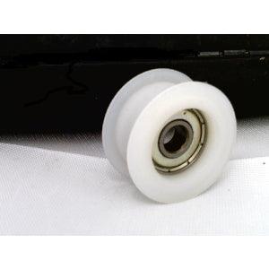 5mm Bore Bearing with 23mm Round Nylon Pulley Squared Groove Track Roller Bearing 5x23x13mm - VXB Ball Bearings