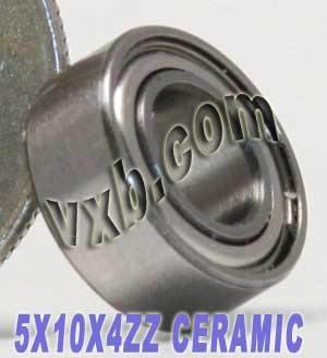 5x10x4 Ceramic Shielded Bearing Miniature - VXB Ball Bearings