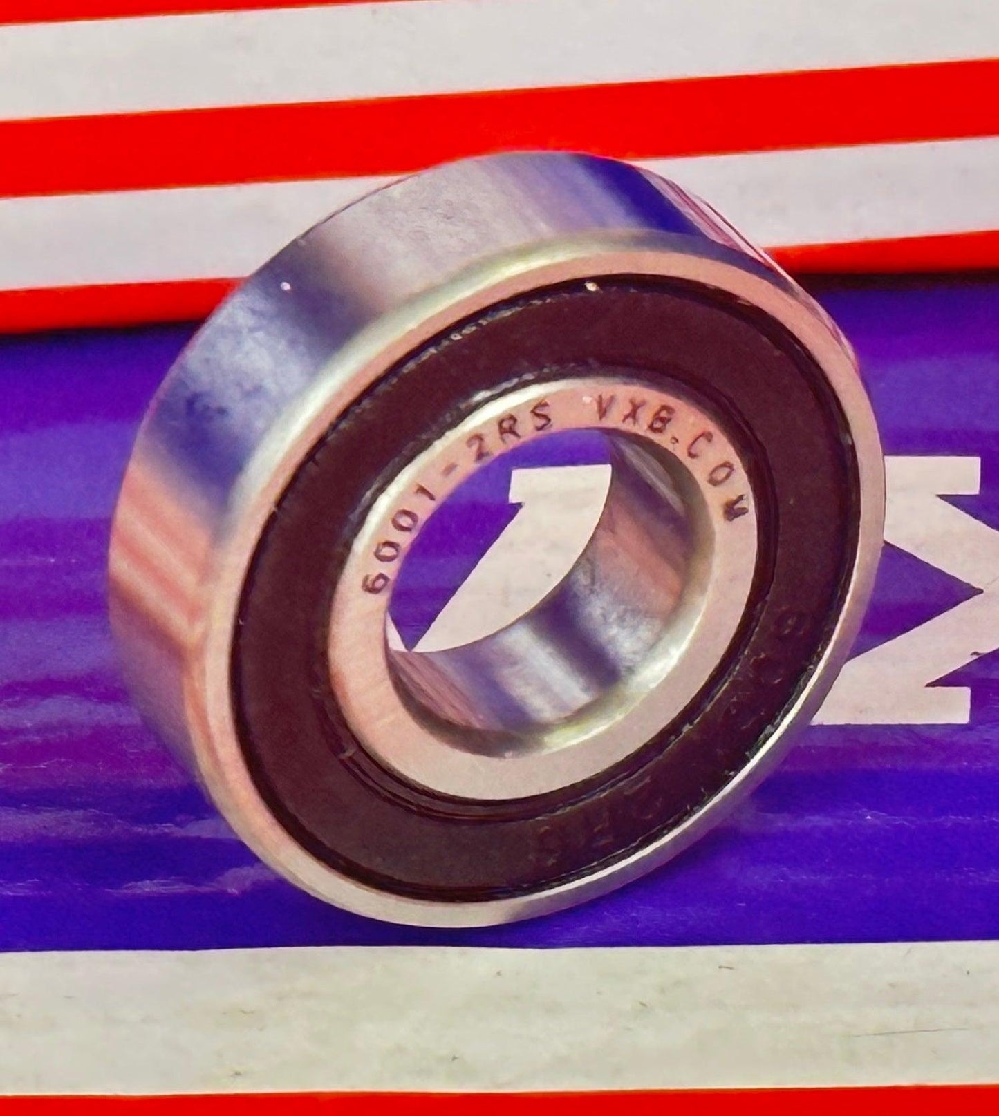 6001-2RS AB Bearing 12x28x8 Sealed - VXB Ball Bearings