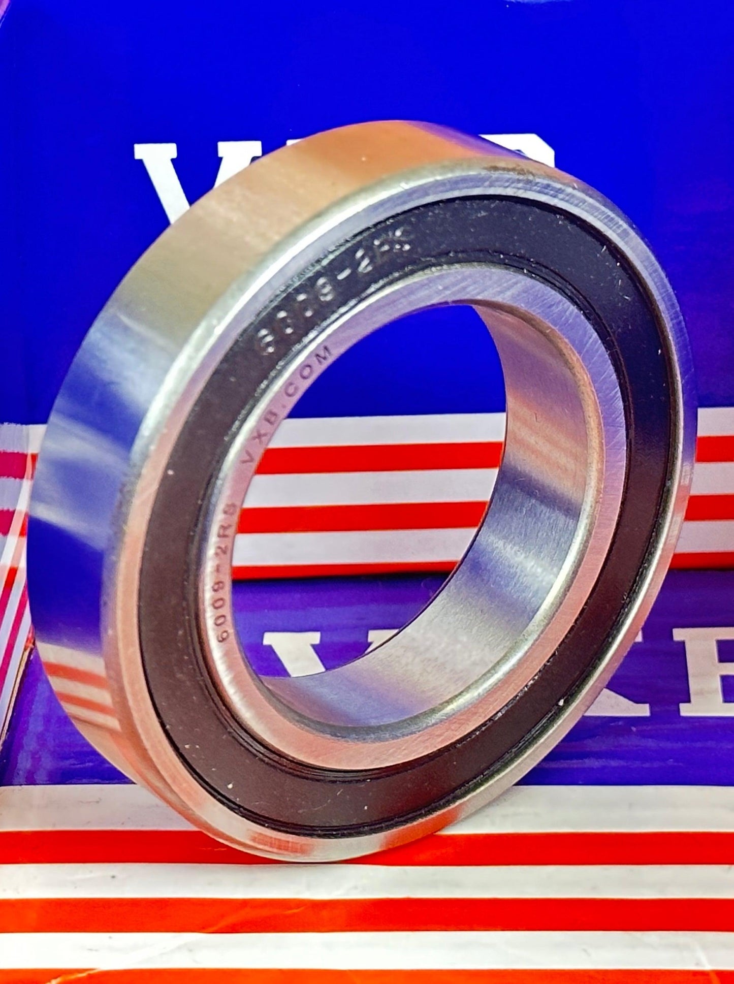 6009-2RS1 Radial Ball Bearing Double Sealed Bore Dia. 45mm OD 75mm Width 16mm - VXB Ball Bearings
