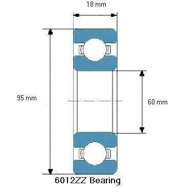 6012ZZ Bearing Deep Groove 6012ZZ - VXB Ball Bearings