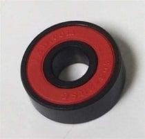 608B-2RS Fidget Hand Spinner Black Bearing with Bronze Cage and red Seals 8x22x7mm - VXB Ball Bearings