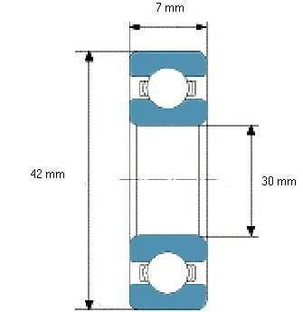 61806 Open Ball Bearing - VXB Ball Bearings