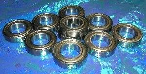61903ZZ 17mm x 30mm x 7mm Shielded Bearing Pack of 10 - VXB Ball Bearings