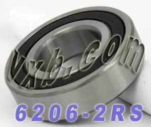 6206-2RS Bearing 30x62x16 Sealed - VXB Ball Bearings