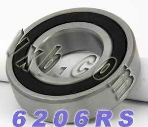 6206RS Bearing 30mm x 62mm x 16mm - VXB Ball Bearings