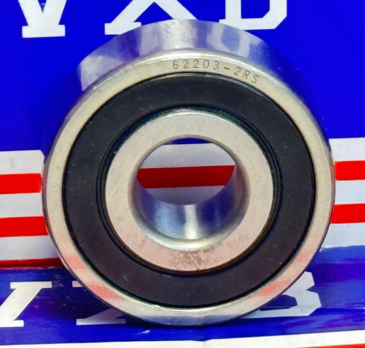 62203-2RS1 Radial Ball Bearing Double Sealed Bore Dia. 17mm OD 40mm Width 16mm - VXB Ball Bearings