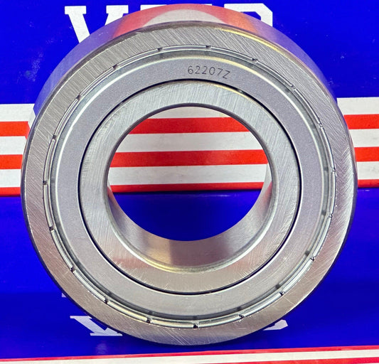 62207 ZZ 35x72x23 Shielded Deep Groove Ball Bearing - VXB Ball Bearings