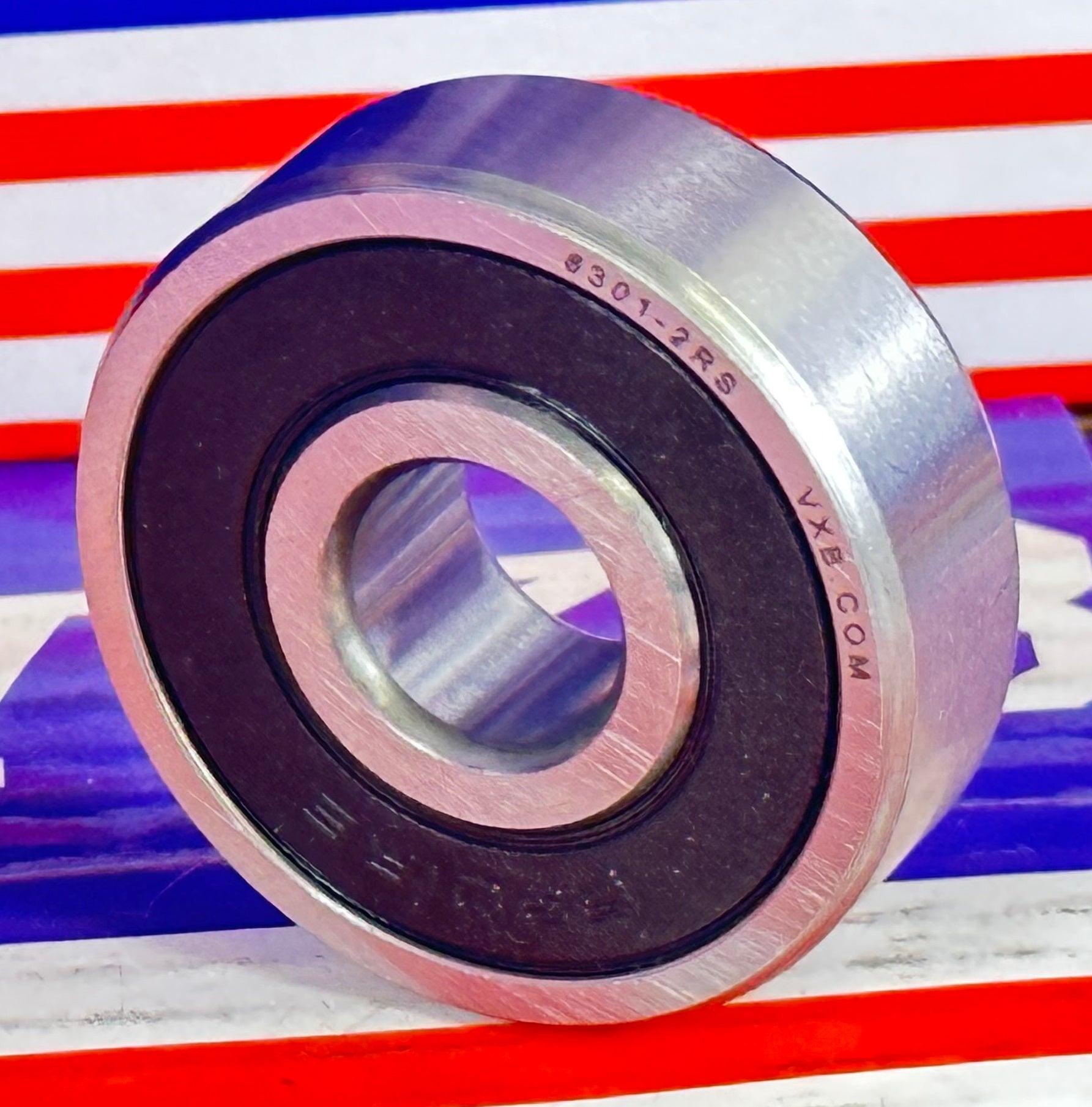 6301-2RS AB Bearing 12x37x12 Sealed - VXB Ball Bearings