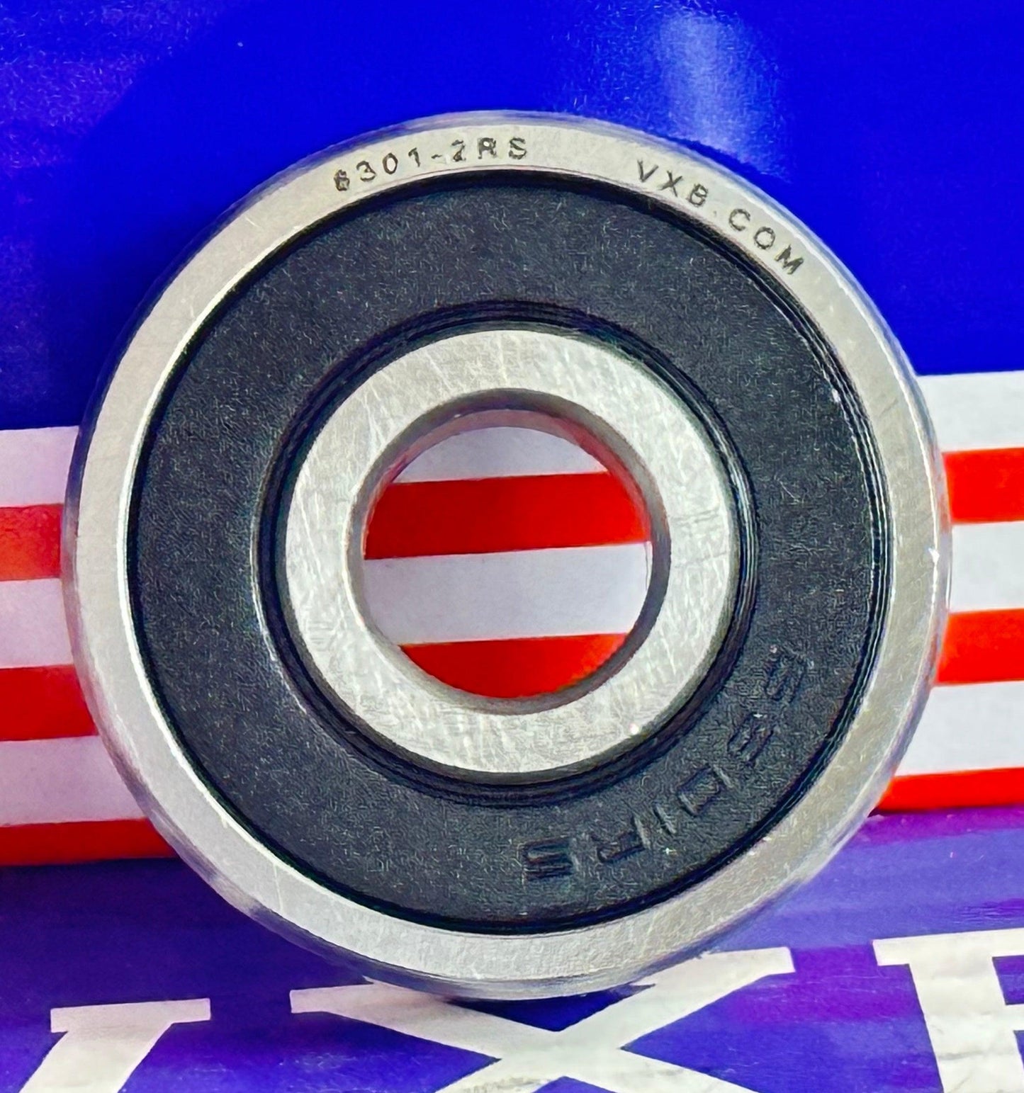 6301-2RS AB Bearing 12x37x12 Sealed - VXB Ball Bearings