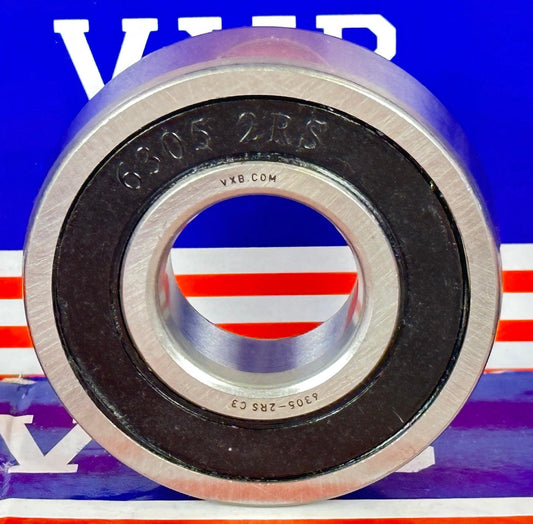 6305-2RS Sealed Bearing 25x62x17 - VXB Ball Bearings