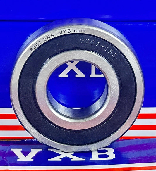 6307-2RS1 Radial Ball Bearing Double Sealed Bore Dia. 35mm OD 80mm Width 21mm - VXB Ball Bearings