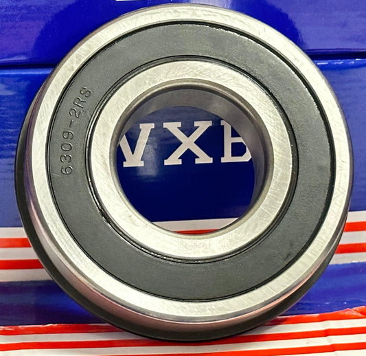 6309-2RSNR Sealed Bearing 45x100x25 with Snap Ring - VXB Ball Bearings