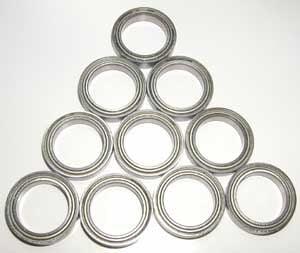 6702ZZ 15x21x4 Shielded Bearing Pack of 10 - VXB Ball Bearings